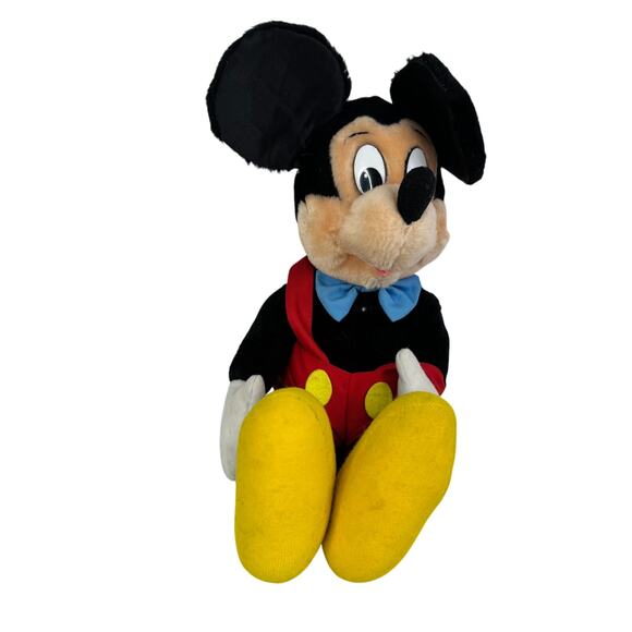 5 for $25| Applause Mickey Mouse Plush Bow Tie Red Overall 17" Stuffed Toy - Picture 2 of 14